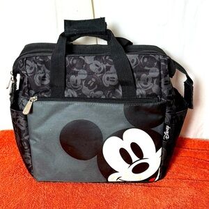 Genuine Disney Picnic Time Water Resistant Mickey Mouse Lunch Cooler Bag VGUC